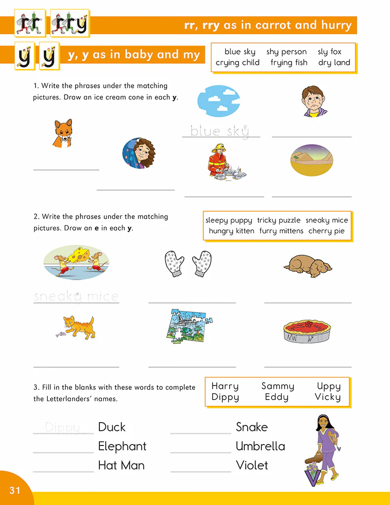 Grade Two Phonics Practice (Set of 2) - Image 2